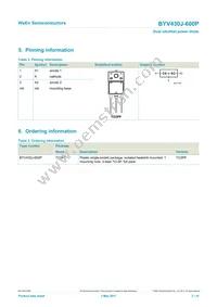 BYV430J-600PQ Datasheet Page 2