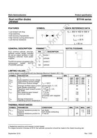 BYV44-500 Datasheet Page 2