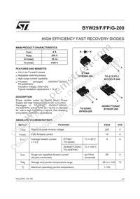 BYW29-200 Datasheet Cover