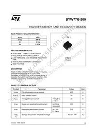 BYW77G-200-TR Datasheet Cover