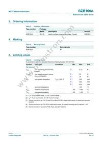 BZB100A Datasheet Page 3