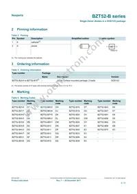 BZT52-B9V1X Datasheet Page 2