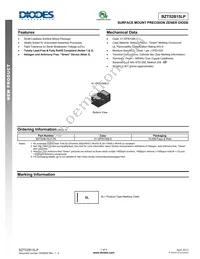 BZT52B15LP-7B Datasheet Cover