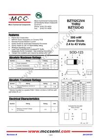 BZT52C11-TP Datasheet Cover