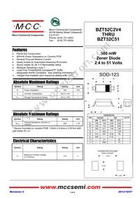 BZT52C47-TP Datasheet Cover