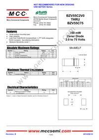 BZV55C8V2-TP Datasheet Cover