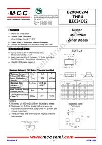BZX84C47-TP Datasheet Cover