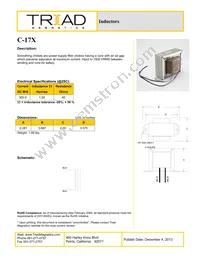 C-17X Datasheet Cover