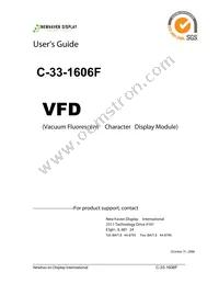 C-33-1606F Datasheet Cover