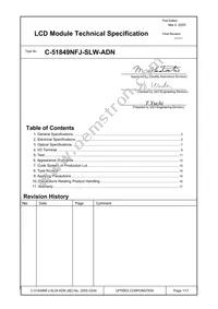 C-51849NFJ-SLW-ADN Datasheet Cover