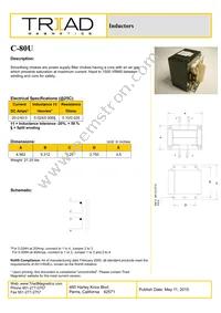 C-80U Datasheet Cover