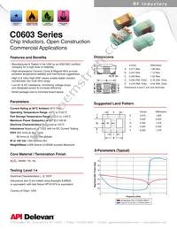 C0603C-9N50G1T4 Datasheet Cover