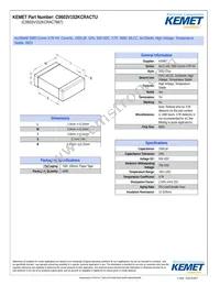 C0603V152KCRAC7867 Datasheet Cover