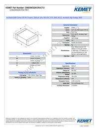 C0603W332KCRAC7867 Datasheet Cover