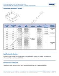 C0805C271F5GALTU Datasheet Page 3