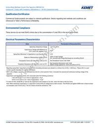 C0805C475K4PALTU Datasheet Page 3