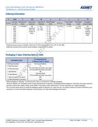 C0805C475K9RACTU Datasheet Page 2