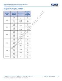 C0805C475K9RACTU Datasheet Page 5