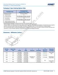 C0805C684M3VACTU Datasheet Page 2