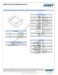 C0805X103K1RACAUTO Datasheet Cover