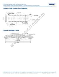 C0805X121J5GAC7800 Datasheet Page 19