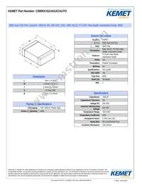 C0805X152JAGACAUTO Datasheet Cover