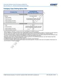 C0805X222G3GEC7210 Datasheet Page 3