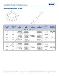 C0805X222G3GEC7210 Datasheet Page 5