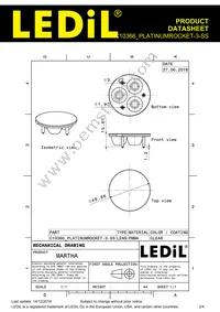 C10366_PLATINUMROCKET-3-SS Datasheet Page 2