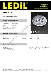 C11614_ANNA-50-5-W Datasheet Cover