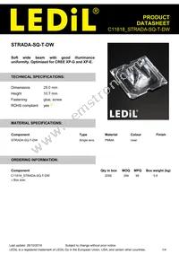 C11818_STRADA-SQ-T-DW Datasheet Cover