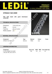 C11918_STRADA-T-6X1-DNW Datasheet Cover