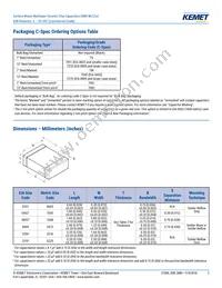 C1206C106K4PACTU Datasheet Page 2