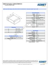 C1206C107M9PACTU Datasheet Cover