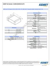 C1206C223K5RACAUTO Datasheet Cover