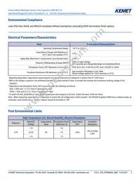 C1206J224K3RACAUTO Datasheet Page 5