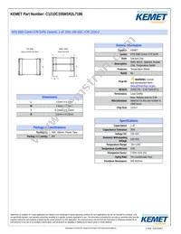 C1210C105M1R2L7186 Datasheet Cover