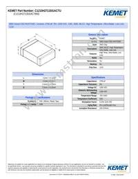 C1210H272JDGACTU Datasheet Cover