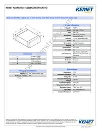 C1210X335K5RACAUTO Datasheet Cover