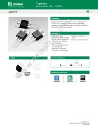 C122F1G Datasheet Cover