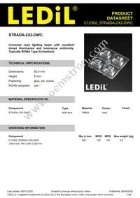 C12362_STRADA-2X2-DWC Datasheet Cover