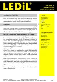 C12469_LISA2-R-PIN Datasheet Page 11