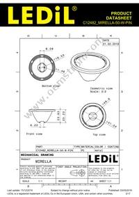 C12482_MIRELLA-50-W-PIN Datasheet Page 2