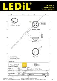 C12501_MIRA-W Datasheet Page 2