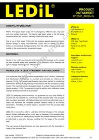 C12501_MIRA-W Datasheet Page 7