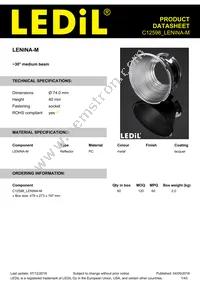 C12598_LENINA-M Datasheet Cover