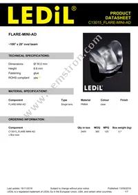 C13015_FLARE-MINI-AD Datasheet Cover