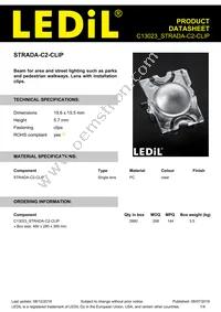 C13023_STRADA-C2-CLIP Datasheet Cover