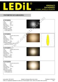 C13086_MIRELLA-50-M-PF Datasheet Page 7