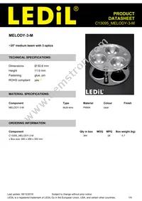 C13095_MELODY-3-M Datasheet Cover